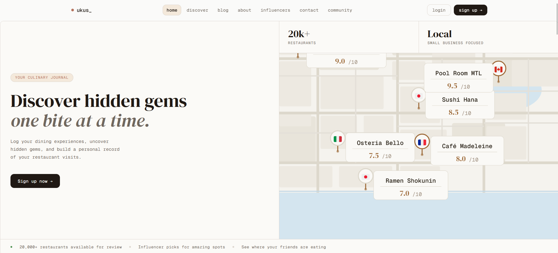 Ukus: Restaurant Journal